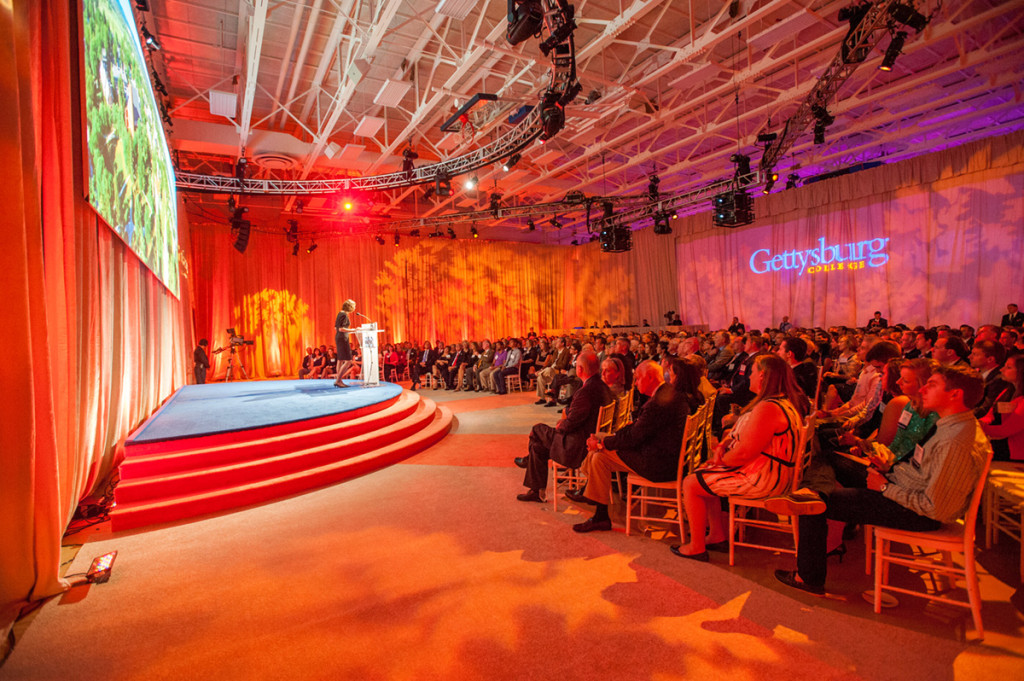 Gettysburg College Campaign kickoff Event Carpet Drape Kings